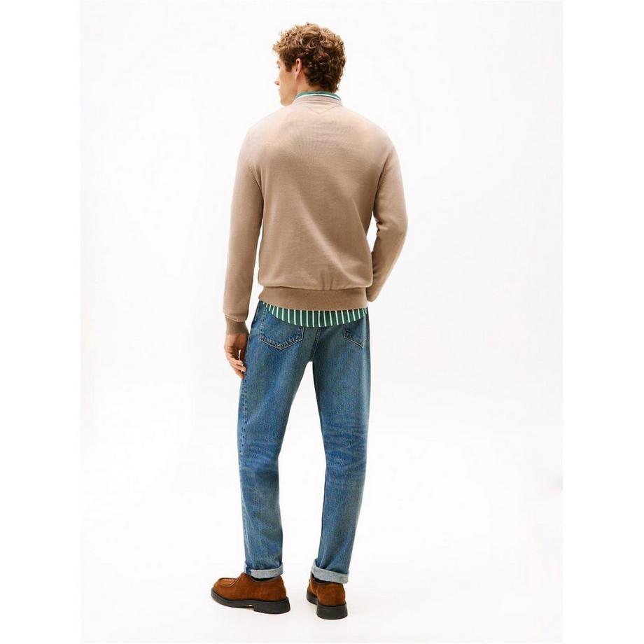 TOMMY HILFIGER  Pullover, Rundhalsausschnitt, 