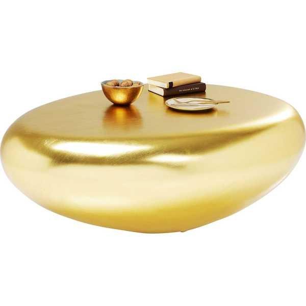 KARE Design Tavolino Pebble Gold 122x96cm  