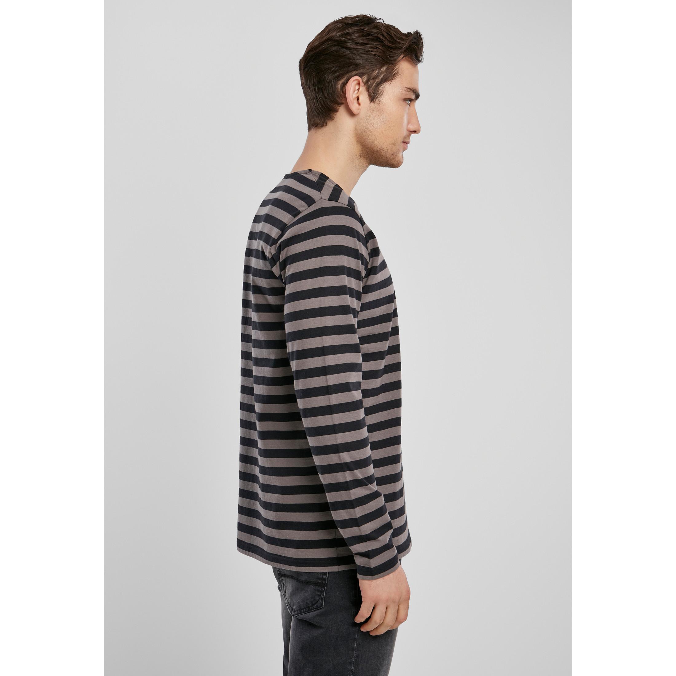 URBAN CLASSICS Maglietta Maniche Lunghe Regular Stripe  