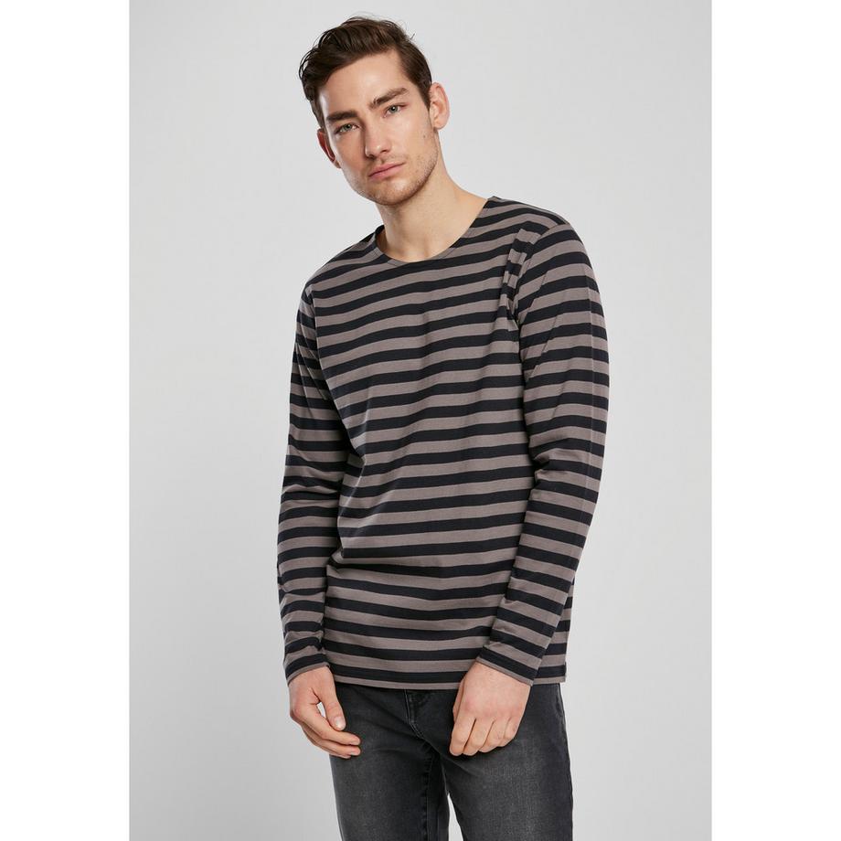 langarm-t-shirt regular stripe (grandes tailles)