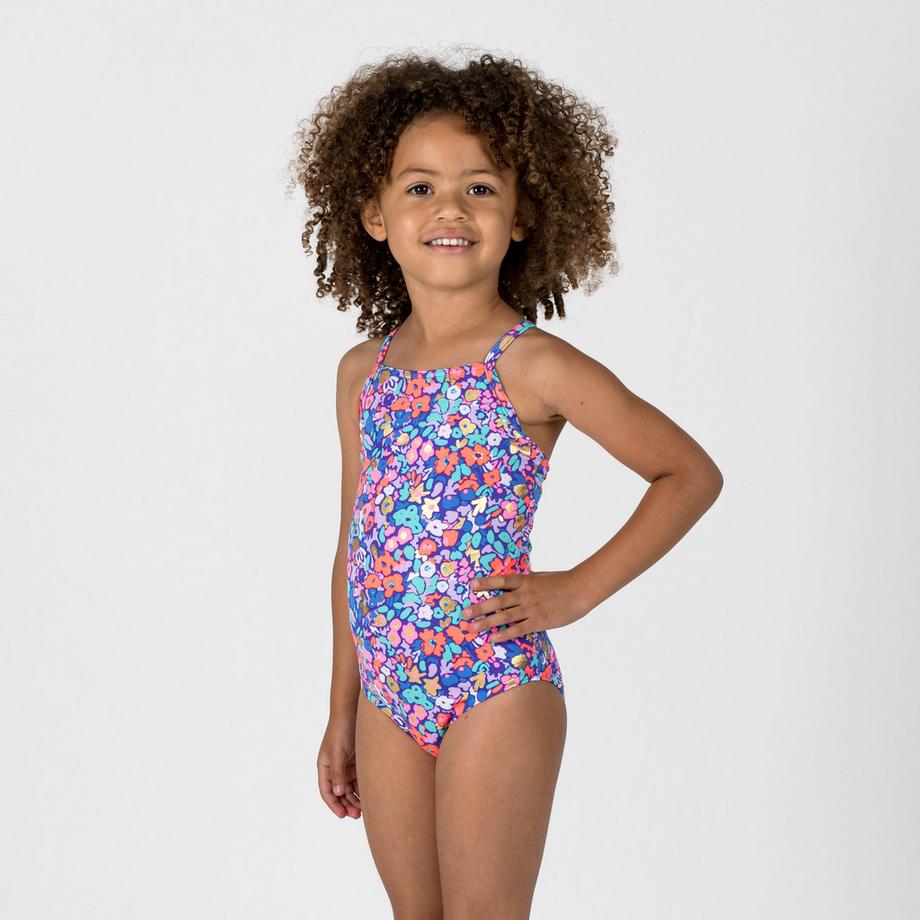 DECATHLON  Maillot de bain fille à motif polyester 