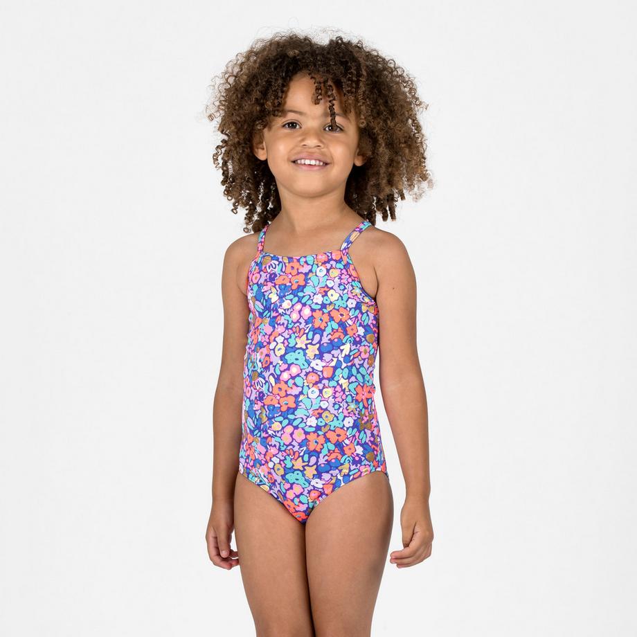 Maillot de bain fille à motif polyester