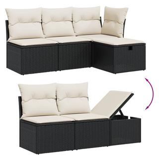 VidaXL Garten sofagarnitur poly-rattan  