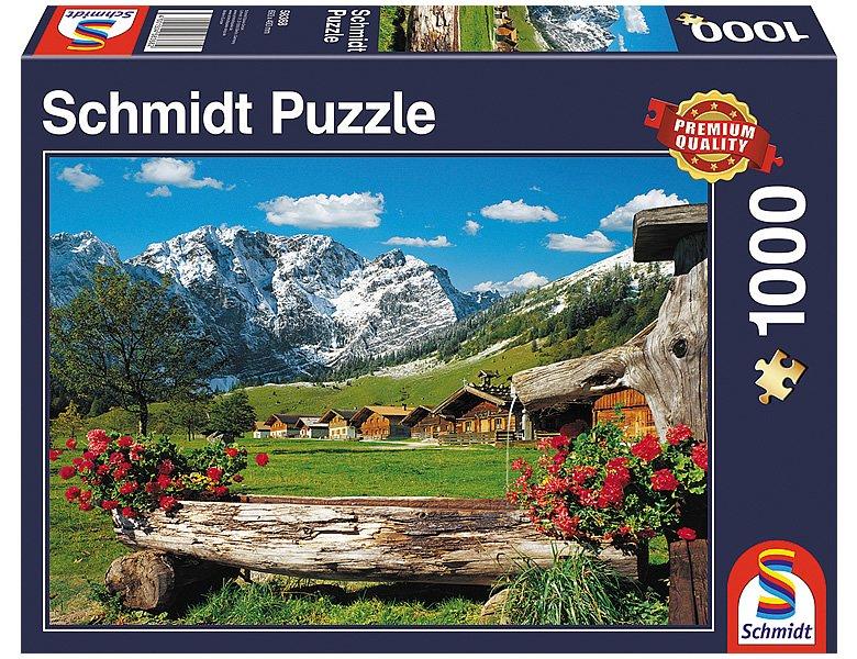 Schmidt  Puzzle Blick ins Bergidyll (1000Teile) 