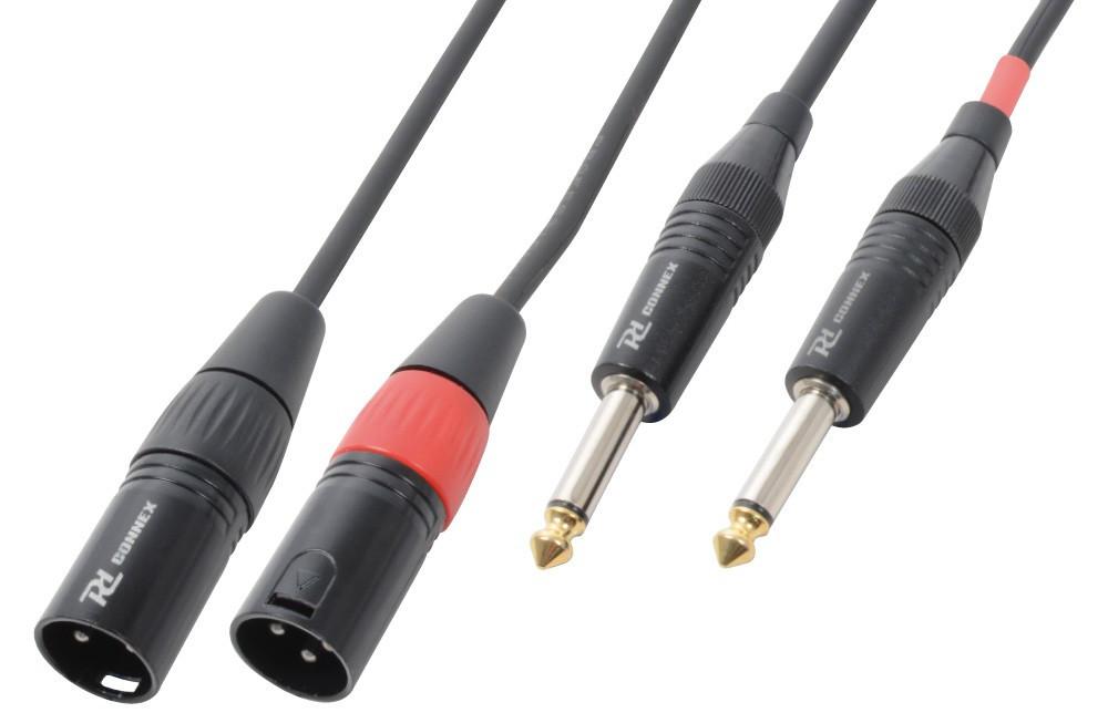 PD-Connex  PD-Connex 177057 câble audio 1,5 m XLR (3-pin) 6,35 mm Noir 