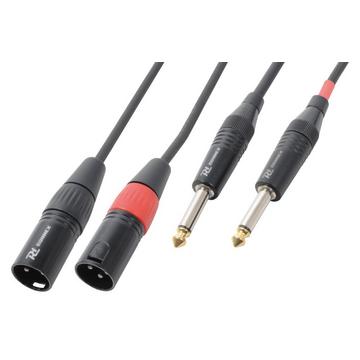 PD-Connex 177057 câble audio 1,5 m XLR (3-pin) 6,35 mm Noir