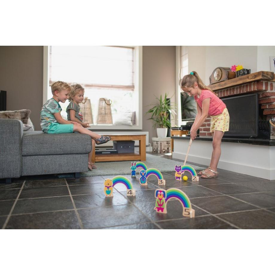 BS Toys  Croquet arc-en-ciel 