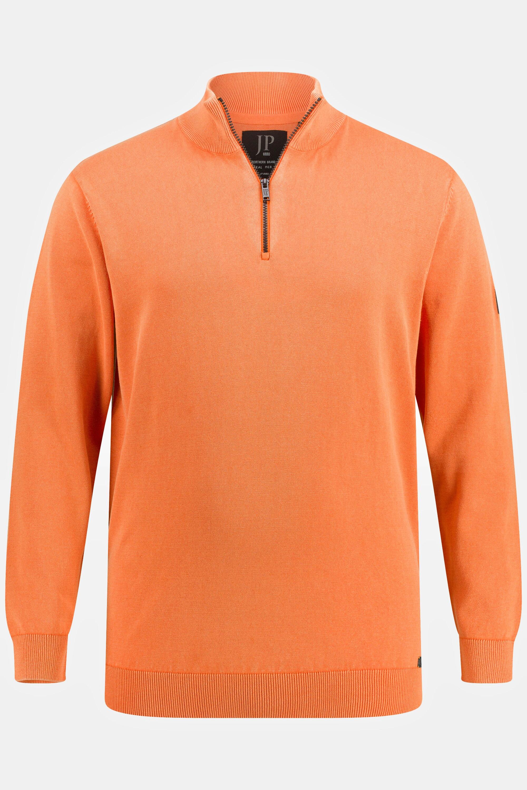 JP1880  Maglione polo con FLEXNAMIC®, Cashmere Touch e collo con zip 