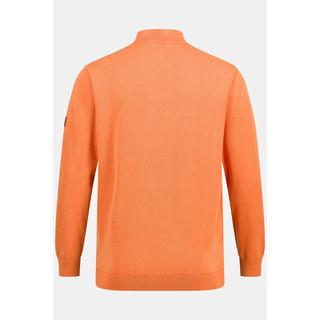 JP1880  Maglione polo con FLEXNAMIC®, Cashmere Touch e collo con zip 