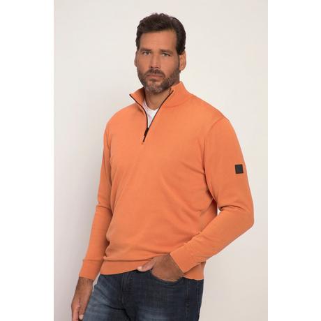 JP1880  Maglione polo con FLEXNAMIC®, Cashmere Touch e collo con zip 