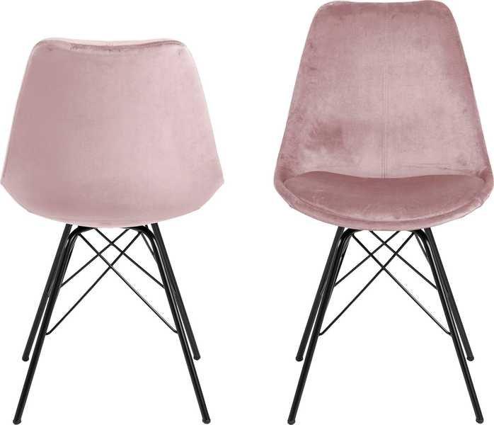 mutoni Chaise de salle à manger Giada Retro dusty rose  