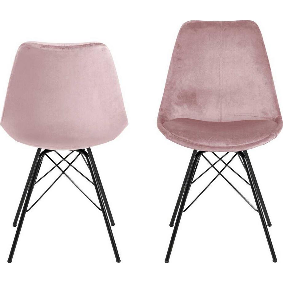 mutoni Chaise de salle à manger Giada Retro dusty rose  