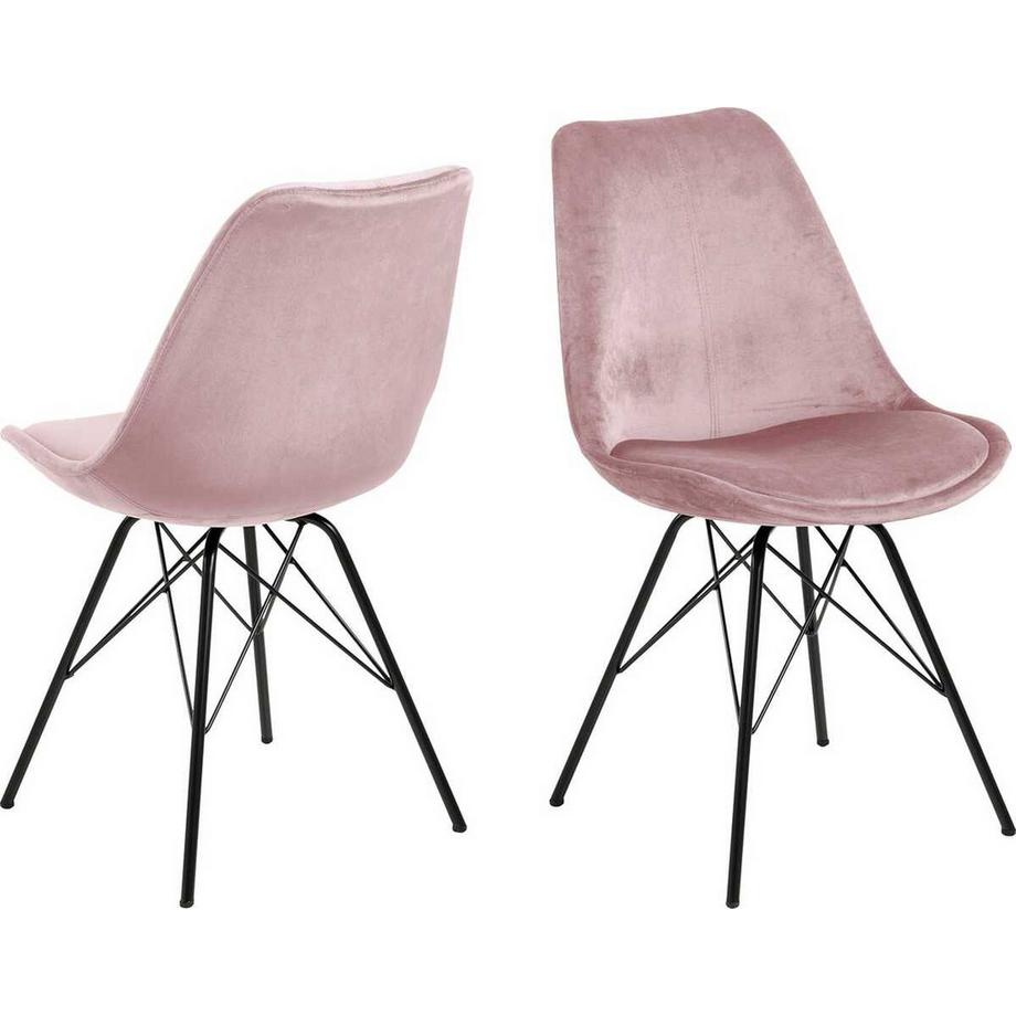 mutoni Chaise de salle à manger Giada Retro dusty rose  