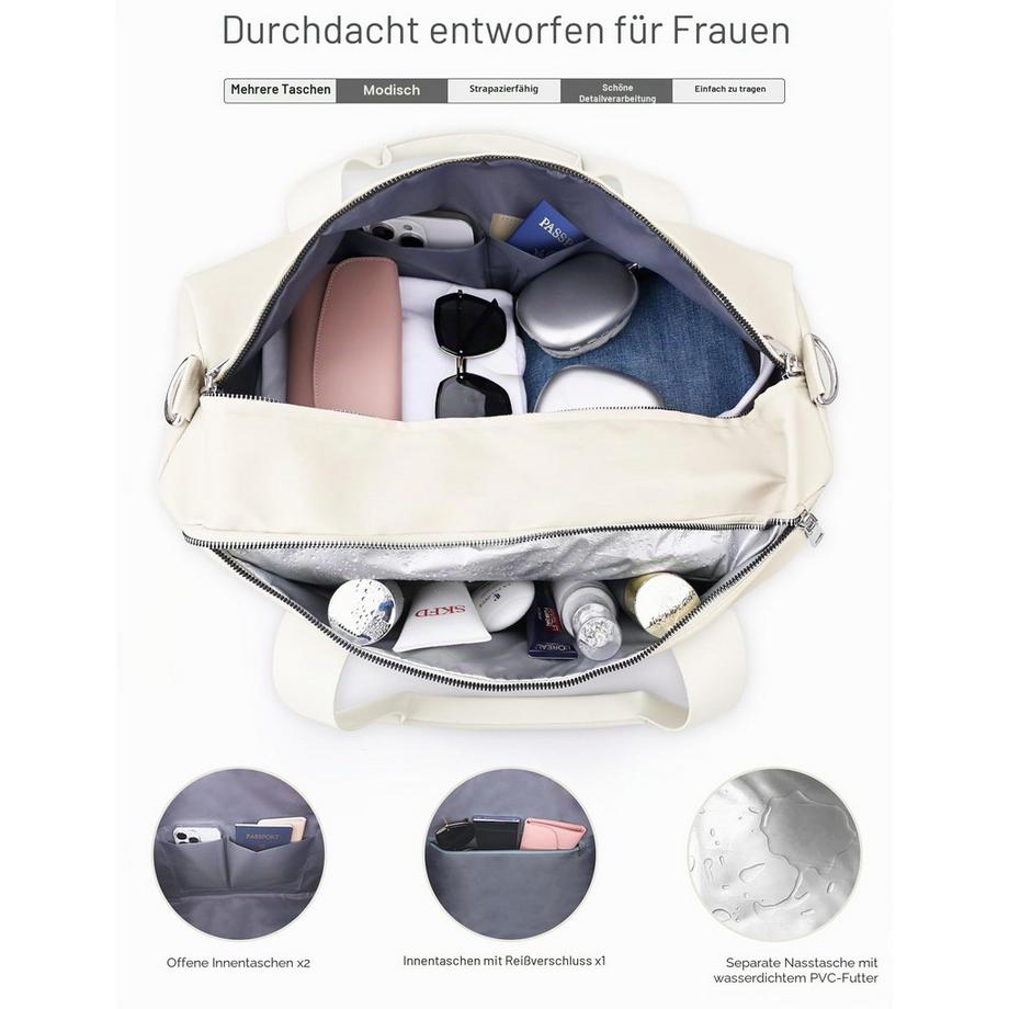 Only-bags.store Wasserdichte 25L Sporttasche für Sport und Reisen  