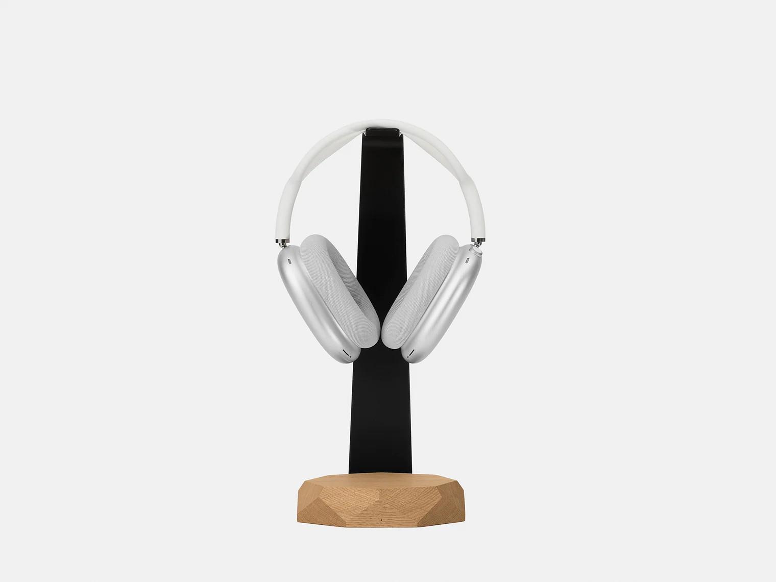Oakywood  2in1 Headphones Stand - Kopfhörerständer mit kabellosem Handy-Ladegerät 