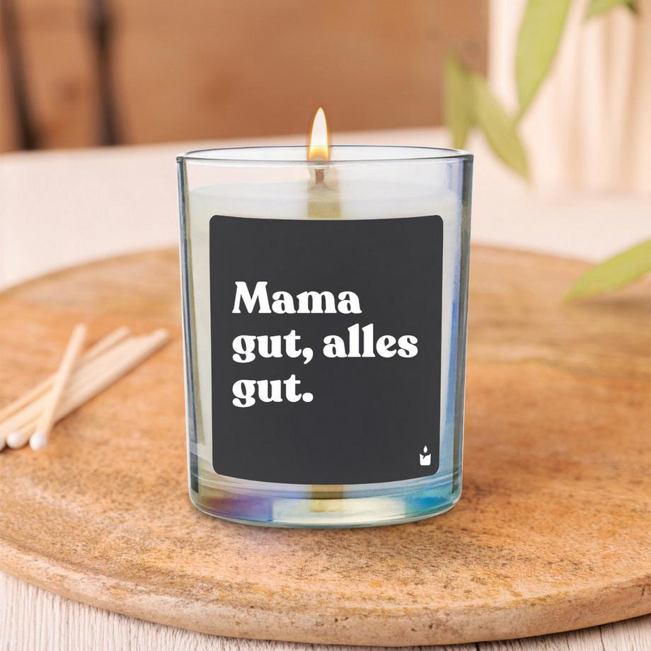 CandleHand Duftkerze Woody Mama gut, alles gut.  