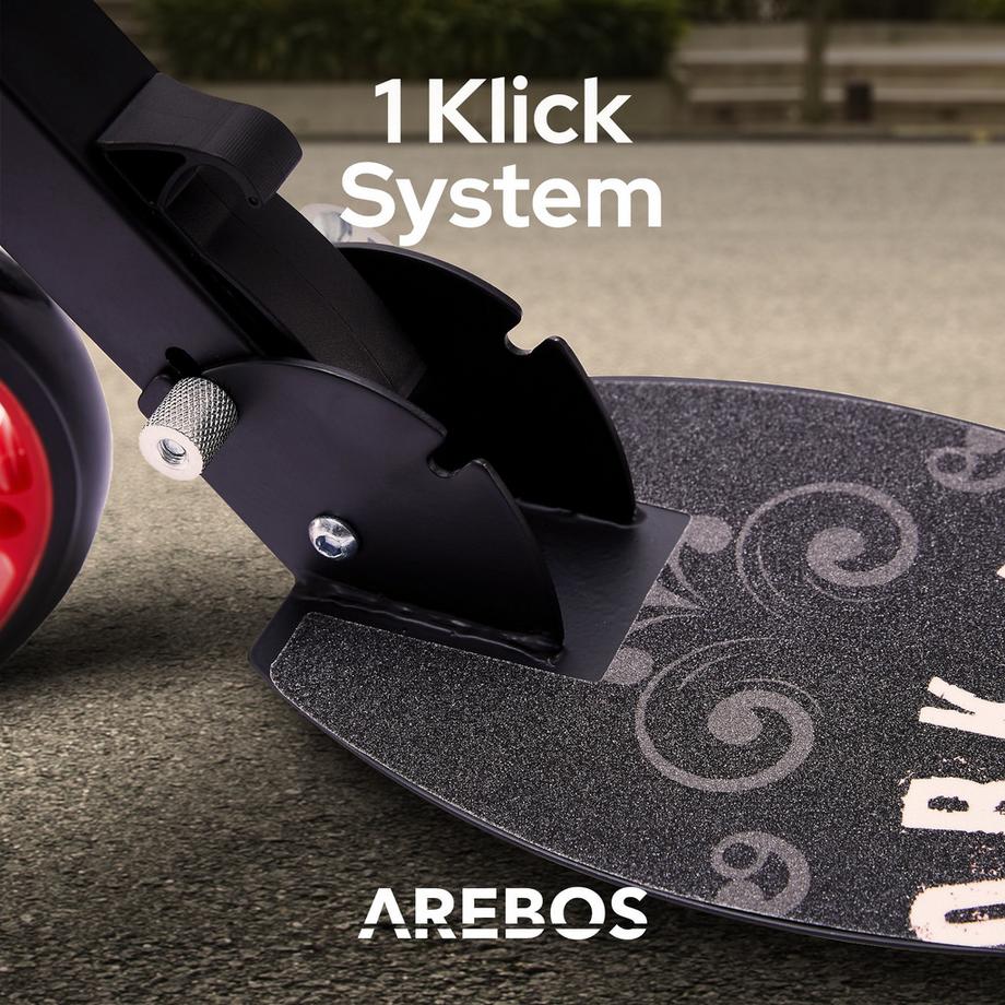 Arebos  Tretroller Kickroller Cityroller Kinderroller Erwachsene Scooter 
