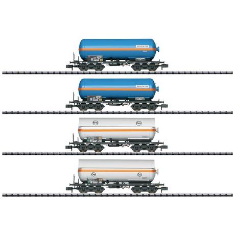 MiniTrix  N 4er-Set Kesselwagen der EVAWACKER, MHI 