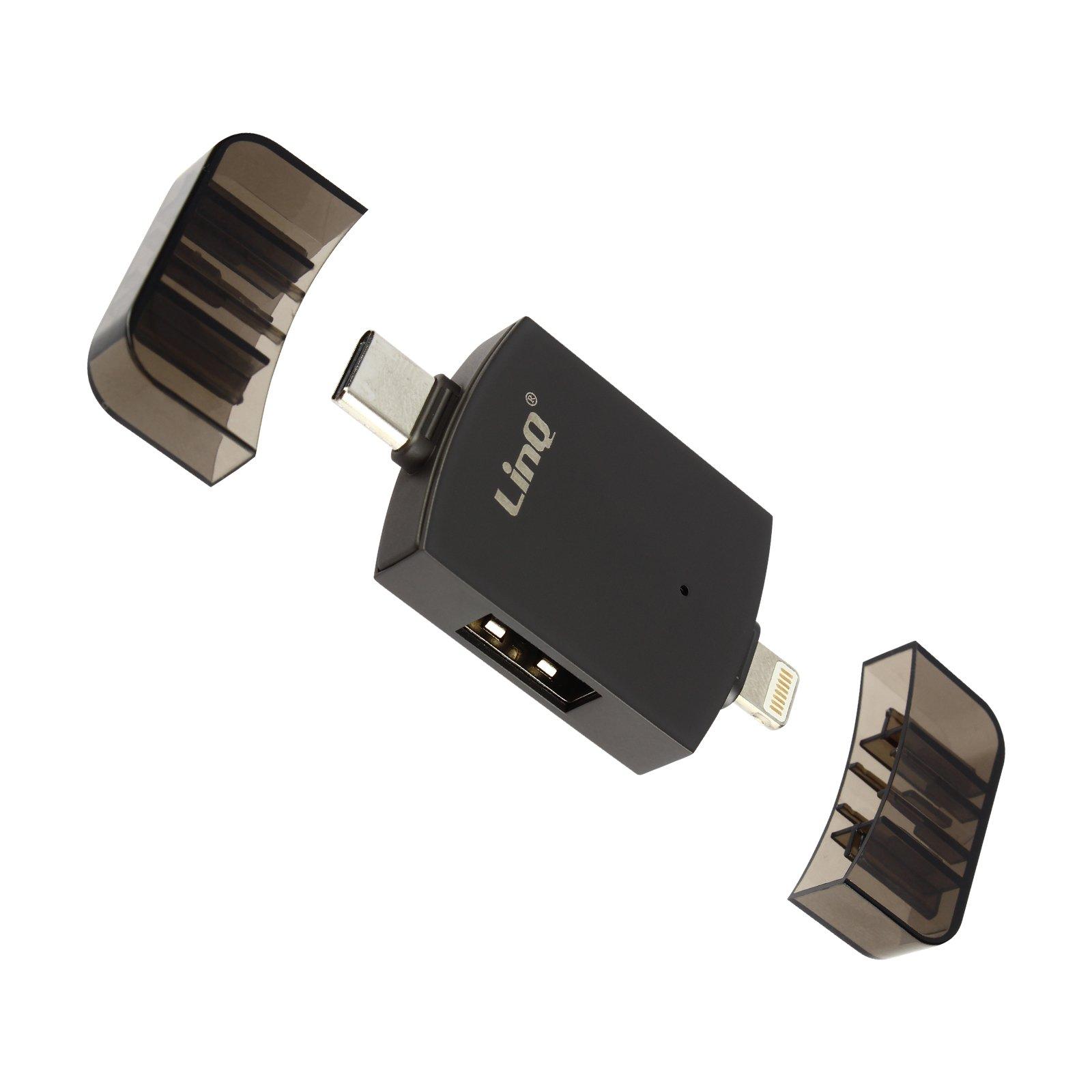 Avizar  Adaptateur USB-C et Lightning vers USB 