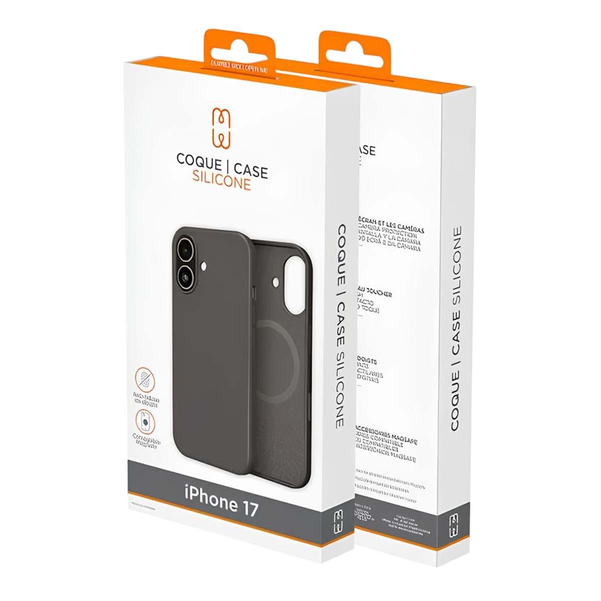 MW  Silikon MagSafe Hülle iPhone 17 stoßfest kompatibel 