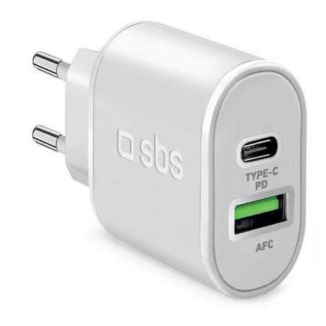 SBS  SBS TETRPD20W Ladegerät für Mobilgeräte Weiß Indoor 