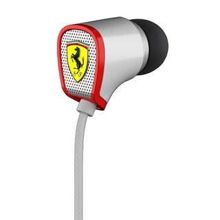 Ferrari by Logic3  Ferrari by Logic3 Scuderia R100 Auricolare Cablato In-ear Bianco 