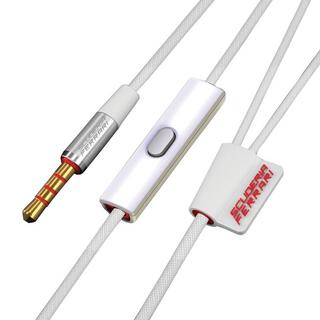 Ferrari by Logic3  Ferrari by Logic3 Scuderia R100 Casque Avec fil Ecouteurs Blanc 