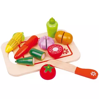 Spielba Holzspielwaren  Rollenspiele Gemüse-Set zum schneiden 