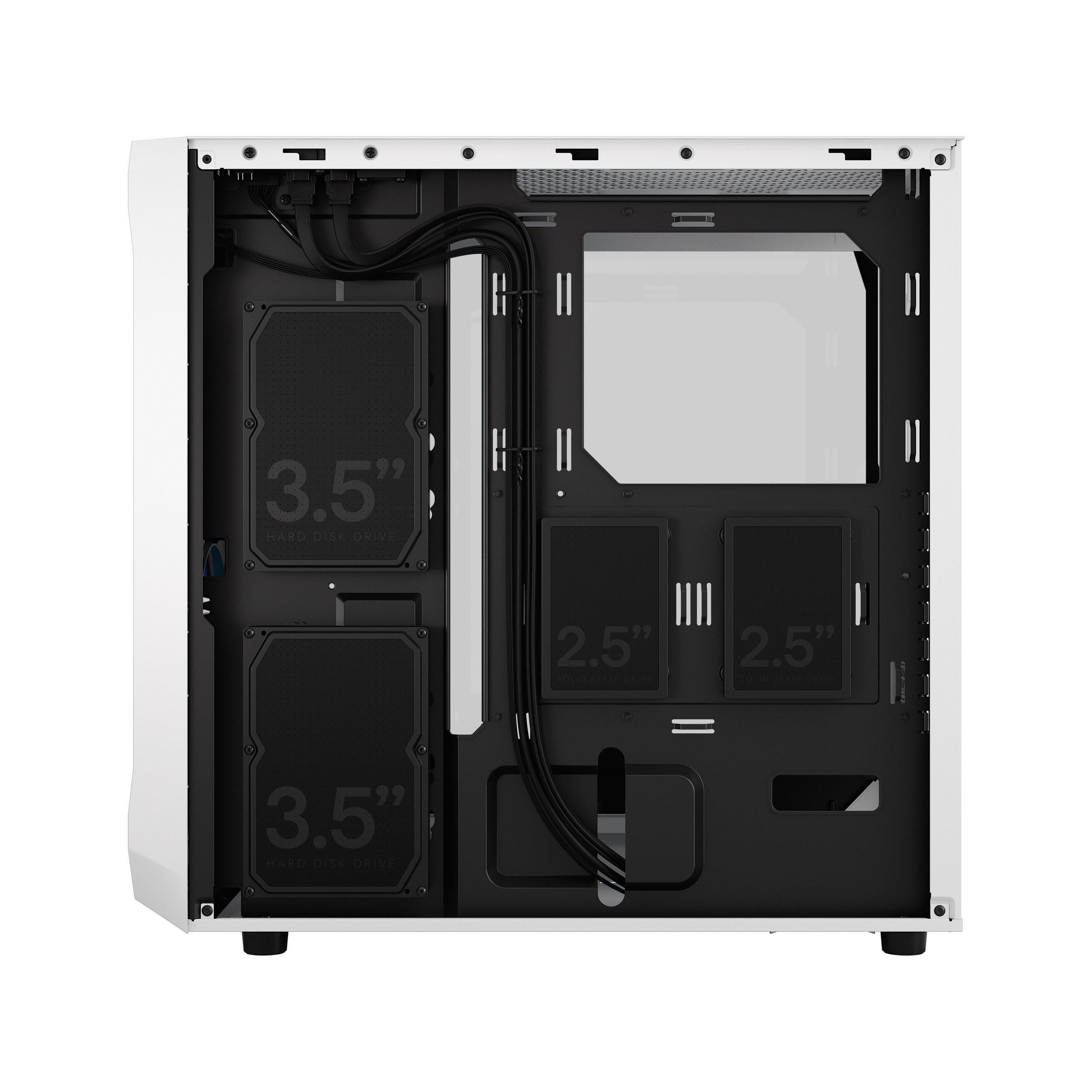 Fractal Design  PC-Gehäuse Focus 2 RGB TG Clear Tint Weiss 