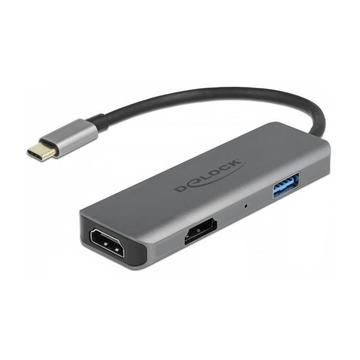 USB Type-C zu Dual HDMI Adapter mit 4K 60 Hz und USB Port