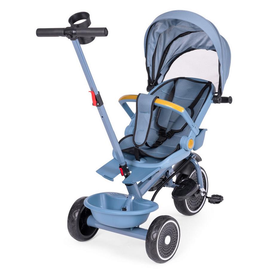 Northio  Passeggino triciclo 2 in 1, sedile girevole, cappottina pieghevole 