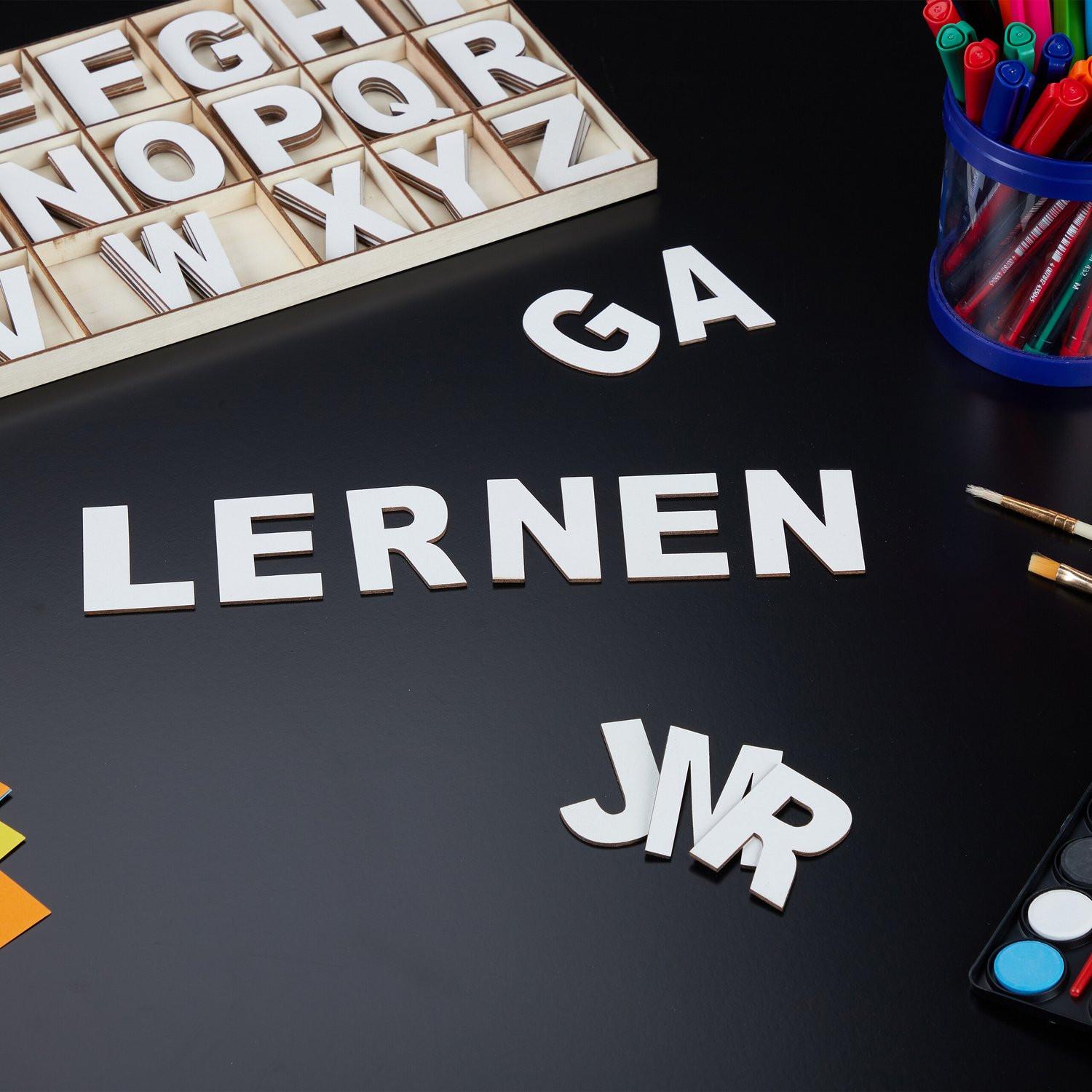 B2X XL Buchstabenset aus Holz 104 Teile  