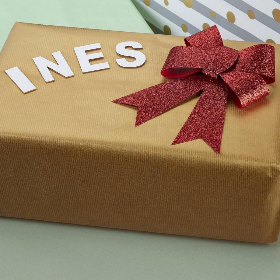 B2X Coffret de lettres XL en bois 104 pièces  