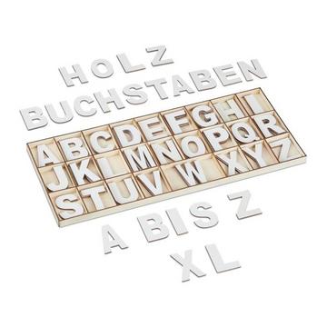 XL Buchstabenset aus Holz 104 Teile