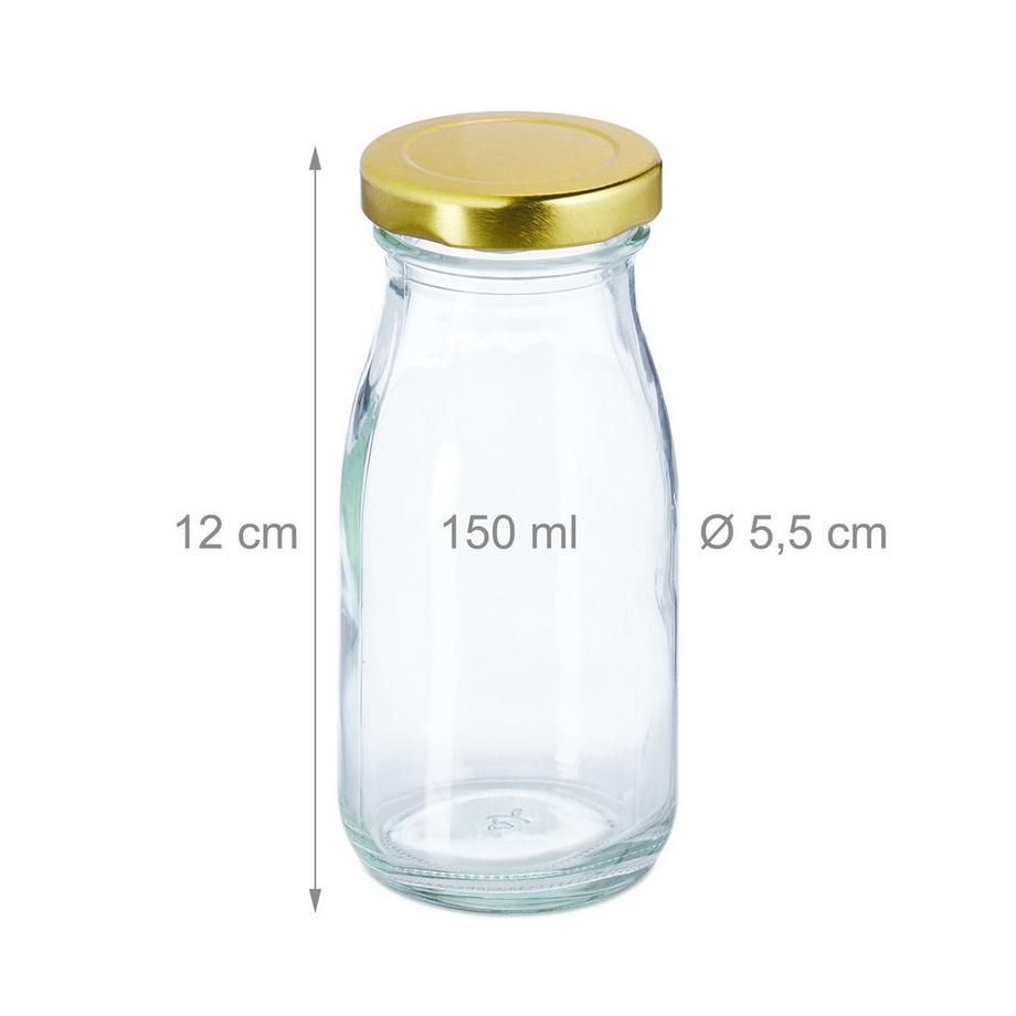 Northix Petites bouteilles de 150 ml, paquet de 24  