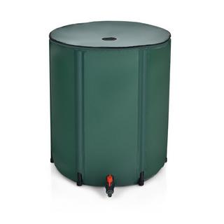 Northix faltbare Regentonne Wasserspeicher 60cm x 60cm x 80cm Dunkelgrün  