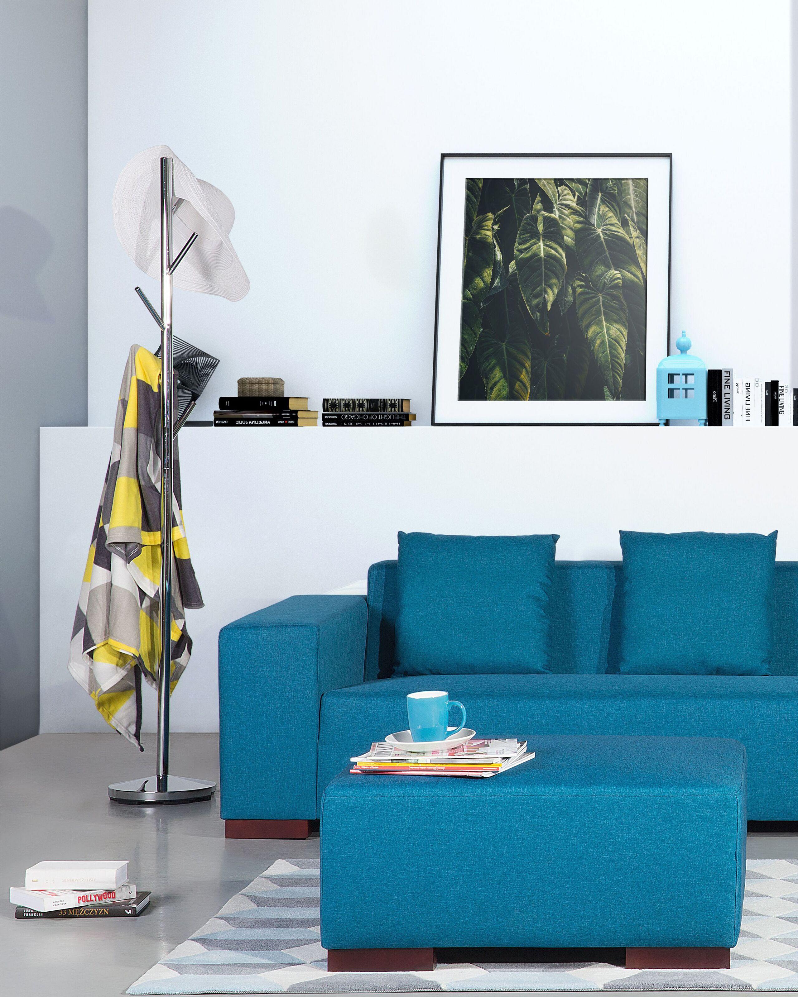 Beliani Garderobenständer aus Edelstahl Modern ALLEN  