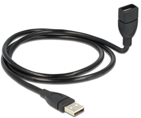 DeLock  1m USB 2.0 USB Kabel USB A Schwarz 