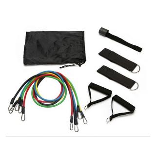 SwissGym  Resistance Band Fitness Band Doorgym Widerstandsbänder Set mit 11 Teilen 