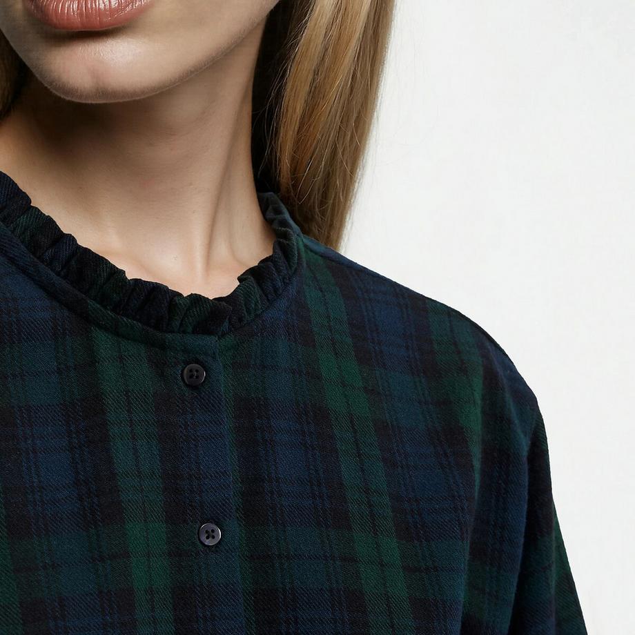 La Redoute Collections Kariertes Langarmbluse  