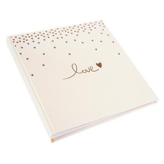 Goldbuch Goldbuch Raining Hearts album fotografico e portalistino Beige 60 fogli Rilegatura all'inglese  