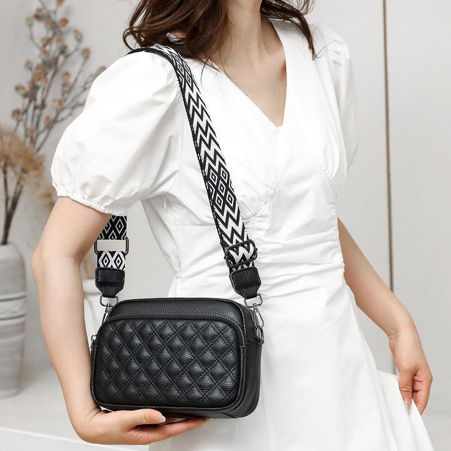 Only-bags.store Sac bandoulière matelassé avec sangle réglable  