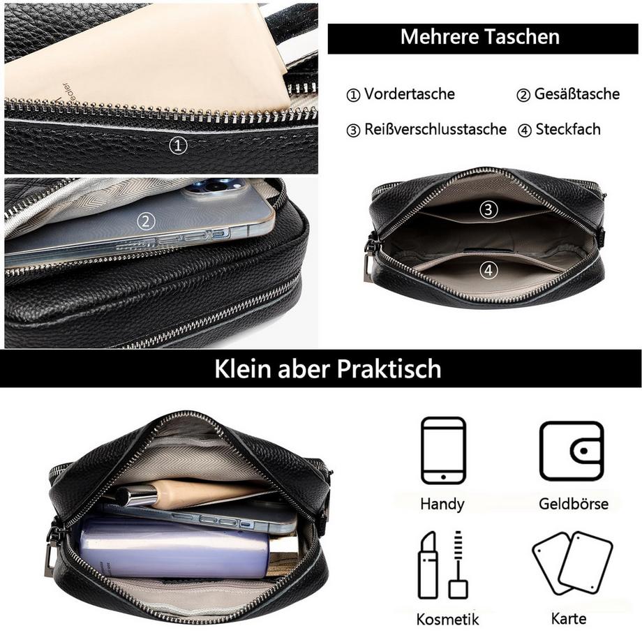 Only-bags.store Sac bandoulière matelassé avec sangle réglable  