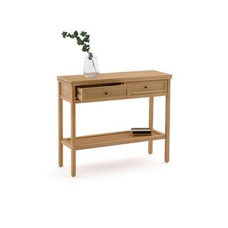 La Redoute Intérieurs Console double plateau pin massif et cannage Gabin  