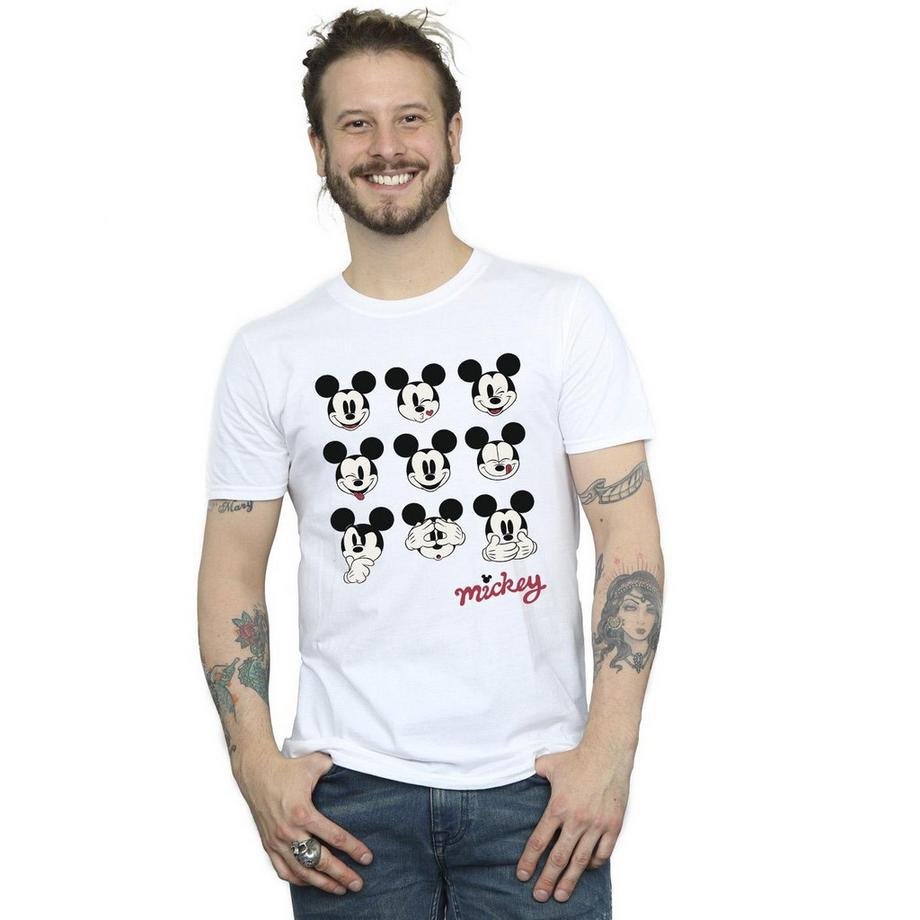 Disney Mickey Mouse Emoticons T-Shirt Imprimé  