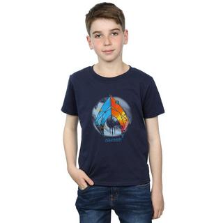 DC COMICS  Aquaman Tropical Logo TShirt 