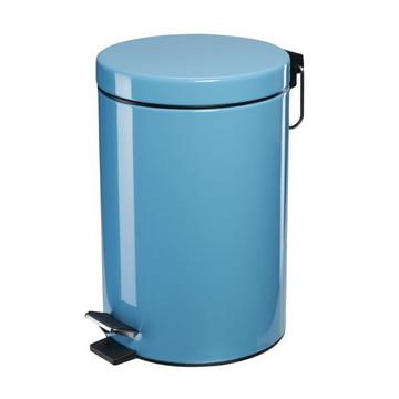 Poubelle cosmétique acier - blue