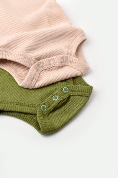 BabyCosy Organic  Body, ärmellos, 2 Pack 