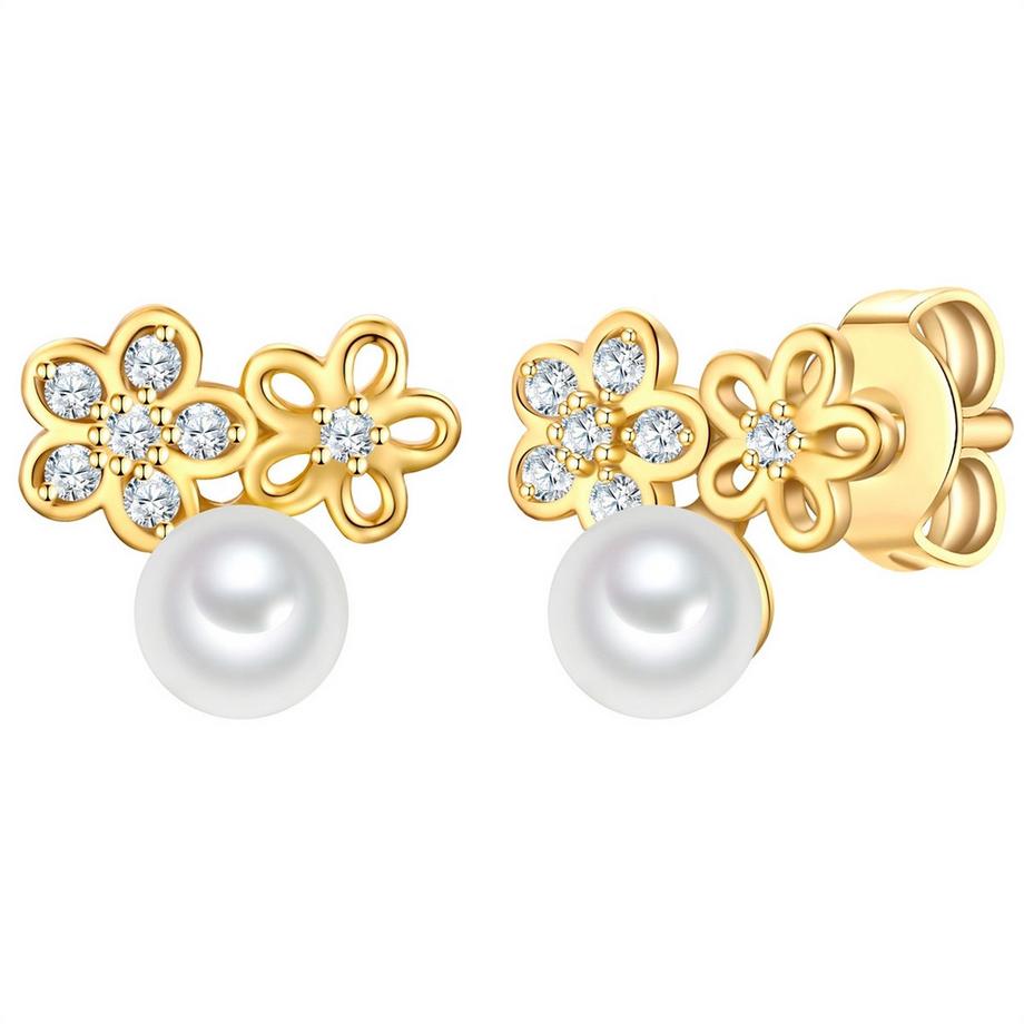 Femme Boucles d´oreilles Fleur