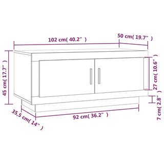 VidaXL Table basse bois d'ingénierie  